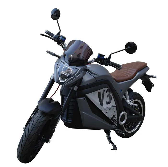 Electric Motorcycle Popular Taxi Street Motorcycle Bodaboda Cross Bike 3000W 72V40ah (HD3000W-9P)